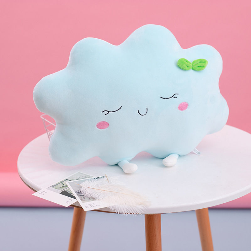 2023 nuevo diseño creativo red de peluche juguetes al por mayor sol nubes cojín regalo del día de los niños ragdoll boneca Specification image