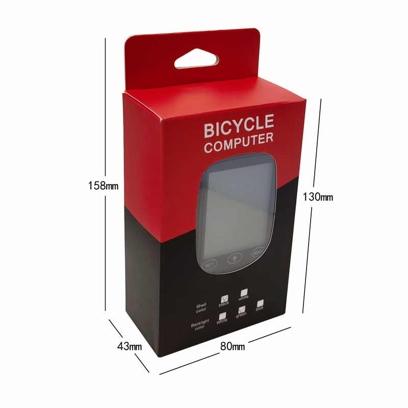 YE100-B bicycle wired speedometer with large screen in both Chinese and English, wired touch backlight, waterproof, mountain bike speedometer, odometer, and speedometer pic 10