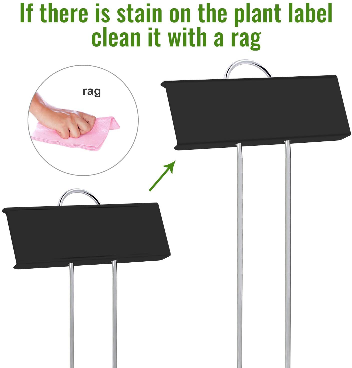 亚马逊热卖金属植物标签蔬菜苗圃标签植物插牌园林标签花卉插牌