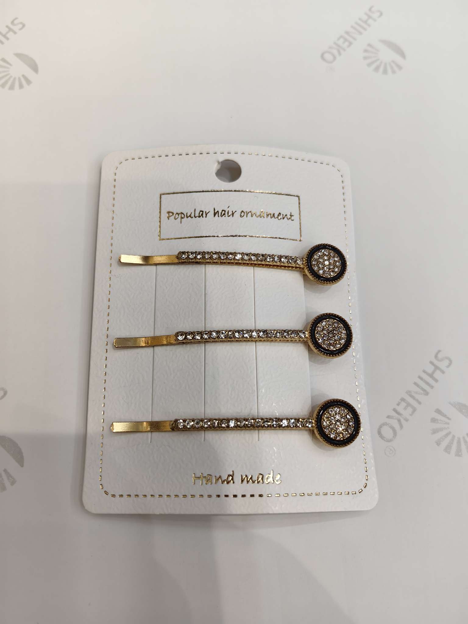 韩版复古漂亮美丽大方合金夹子套装婷婷饰品352789