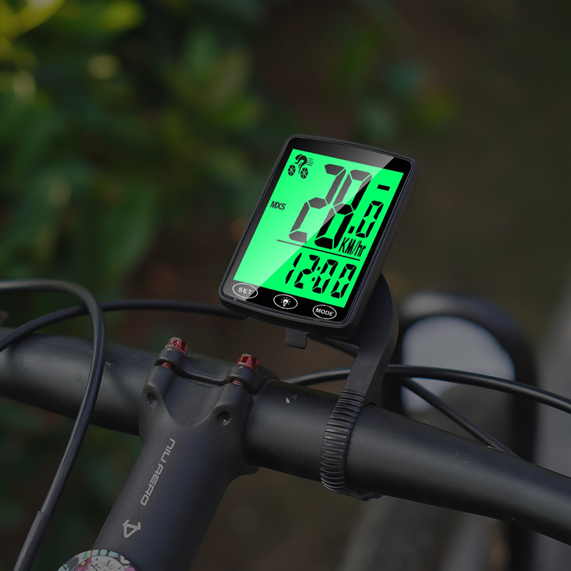 YE100-A bicycle wireless speedometer, large screen in both Chinese and English, wireless touch, backlit, waterproof, mountain bike speedometer, odometer, and speedometer pic 13