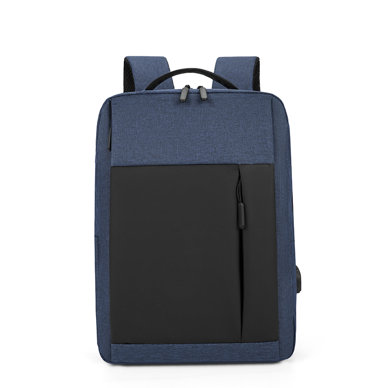 撞色商务背包潮搭时尚休闲包笔记本电脑双肩包简约韩版大气学生包
