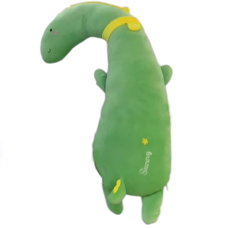 Cross-border plush cute doll throw pillow 100cm plush animal dinosaur hug toy dinosaur throw pillow Application Scenario