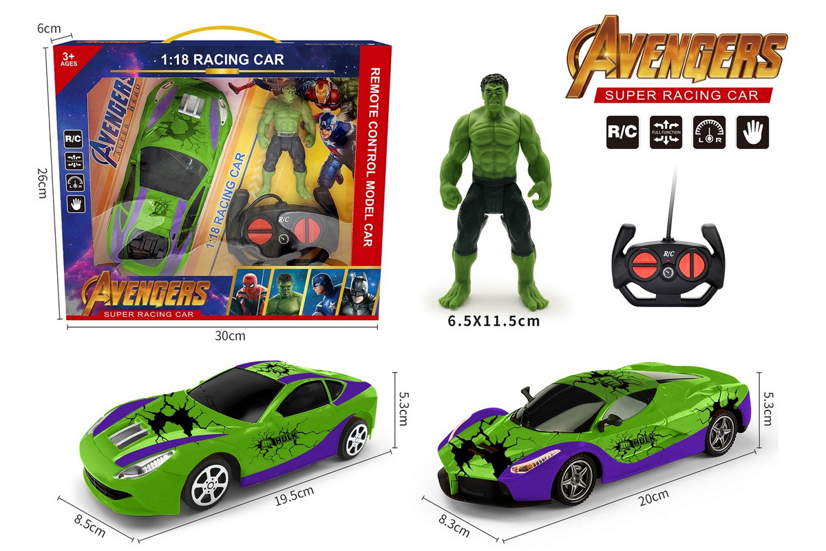 1:18 Avengers Remote Control Car with People Gift Box details Picture
