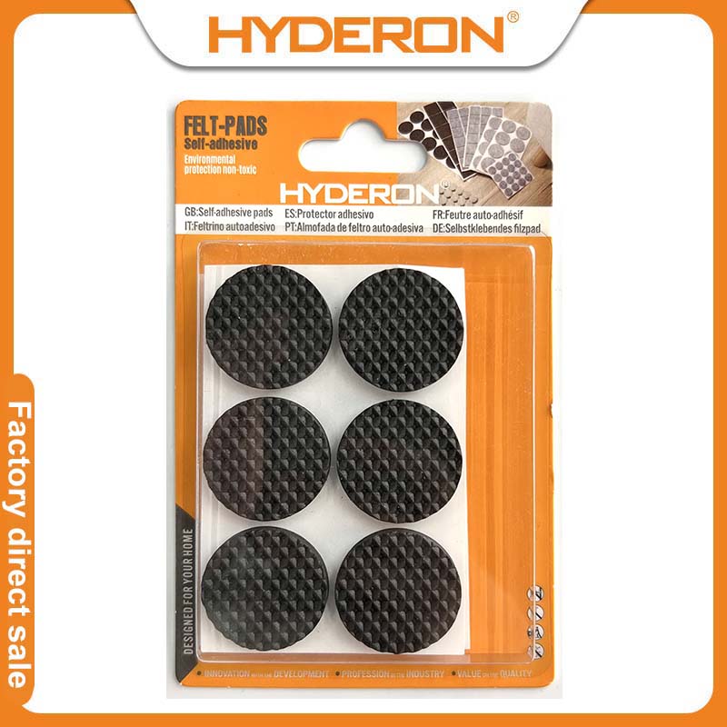 Huidelong Hardware [Factory Direct Sale] EVA table foot pads, furniture foot pads, floor Protection, Black 28mm Item Picture