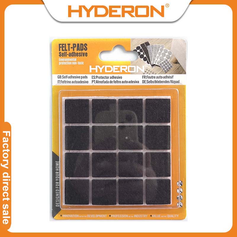 Huidelong Hardware [Factory Direct Sale] Felt table foot pads and furniture foot pads, dark brown