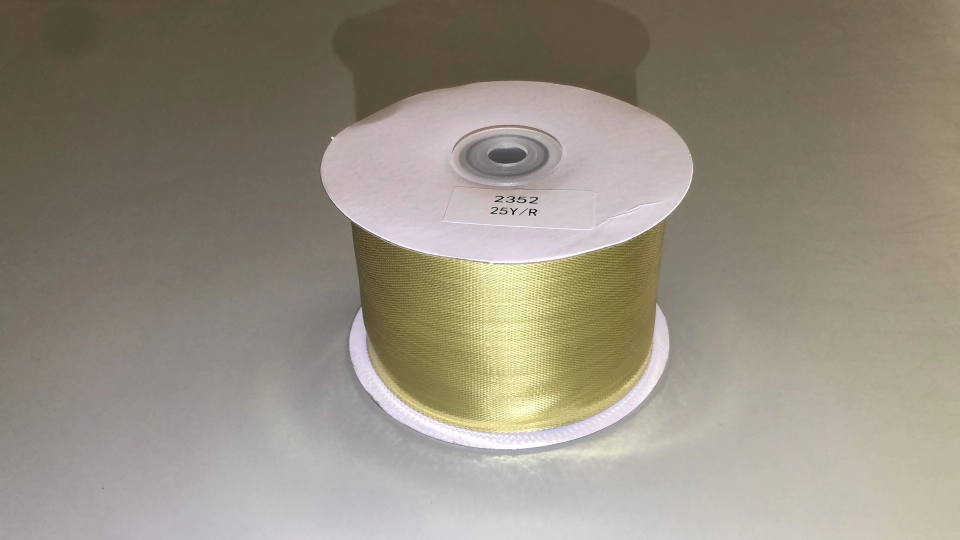 Item No. 2352 Christmas Gift Packaging Decoration DIY Double-sided Two-color Silver, gold and silver scallion Ribbon Christmas Webbing 6.3cm Christmas Daily Necessities details Picture