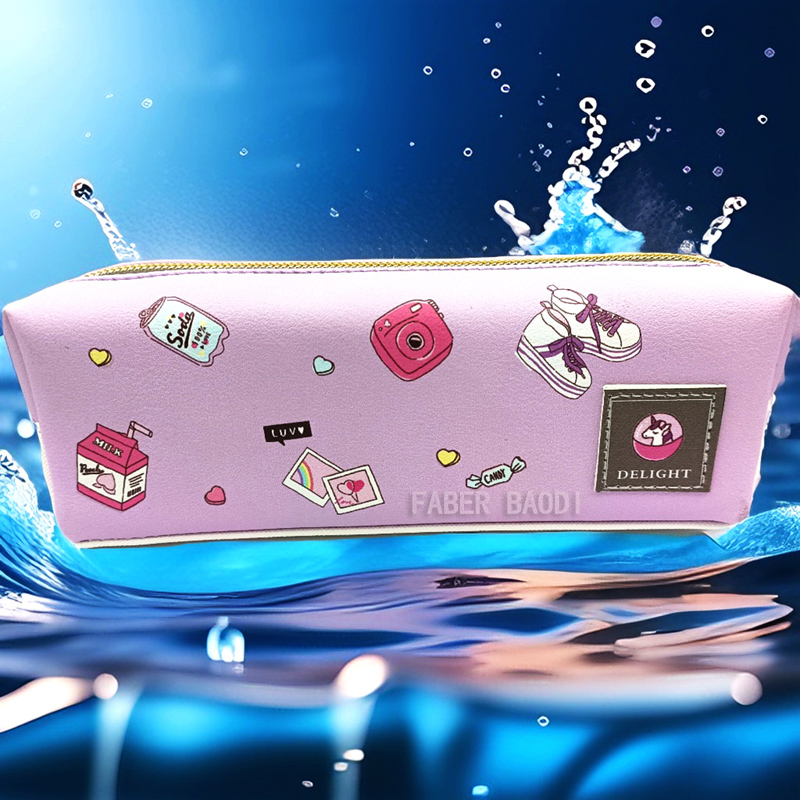 Yiwu Huibo Baodi #250001 waterproof leather cartoon pen bag full figure