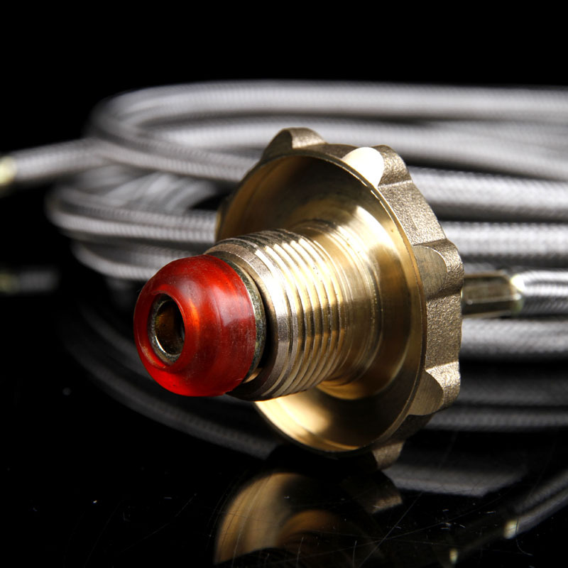 Outdoor camping supplies, liquefied gas filling tubes, mutual filling transfer, gas tank filling joints, flat gas tank filling tools details Picture