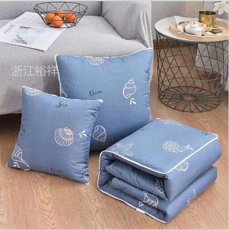 Two-in-one pillow and quilt for logo design, gift, sofa cushion, office midday rest quilt, car lumbar support pic 4