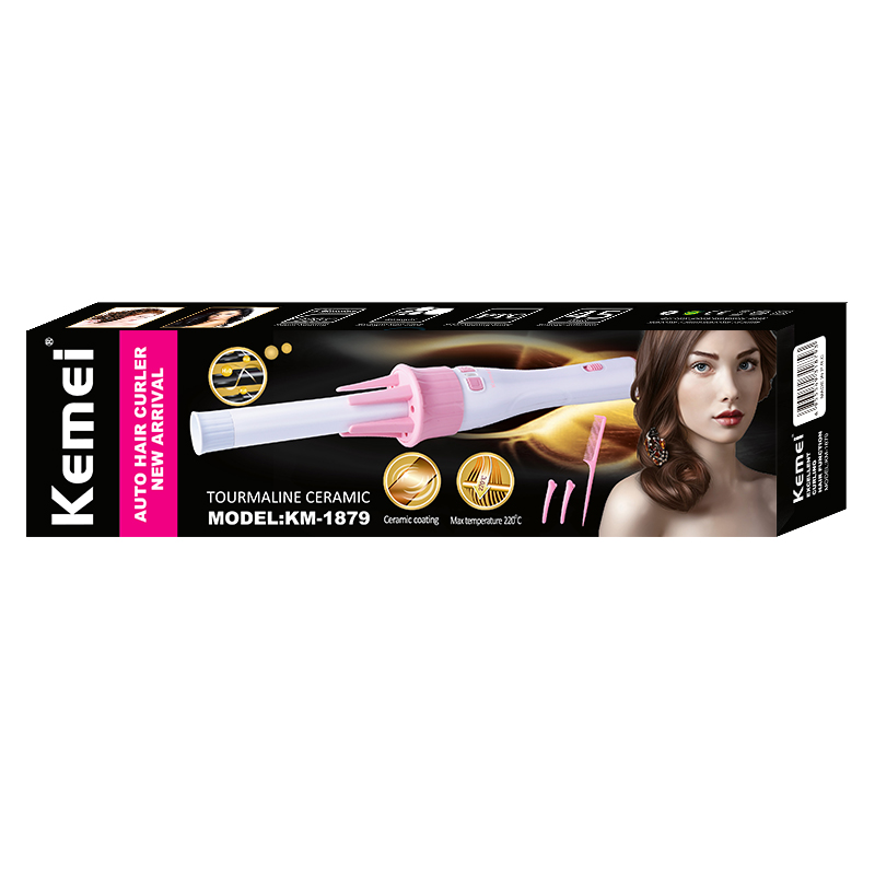 卷发棒/干湿两用/二合一/蛋卷器卷发棒/KEMEI/快速升温白底实物图