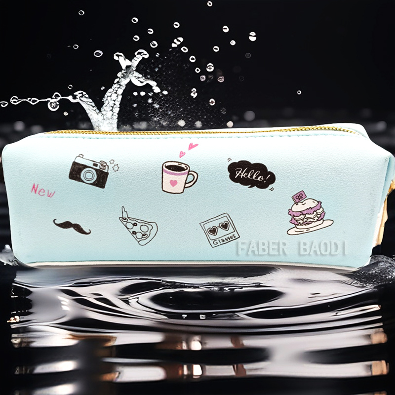 Yiwu Huibo Baodi #250001 waterproof leather cartoon pen bag details Picture