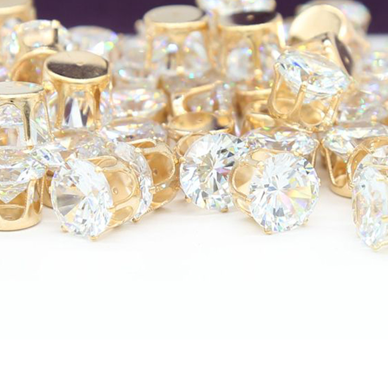 3.0mm round zircon single-claw jewelry accessories wholesale factory direct sales Specification image