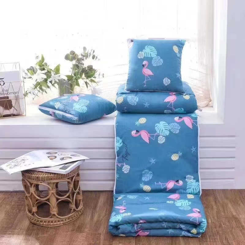 Two-in-one pillow and quilt for logo design, gift, sofa cushion, office midday rest quilt, car lumbar support pic 11