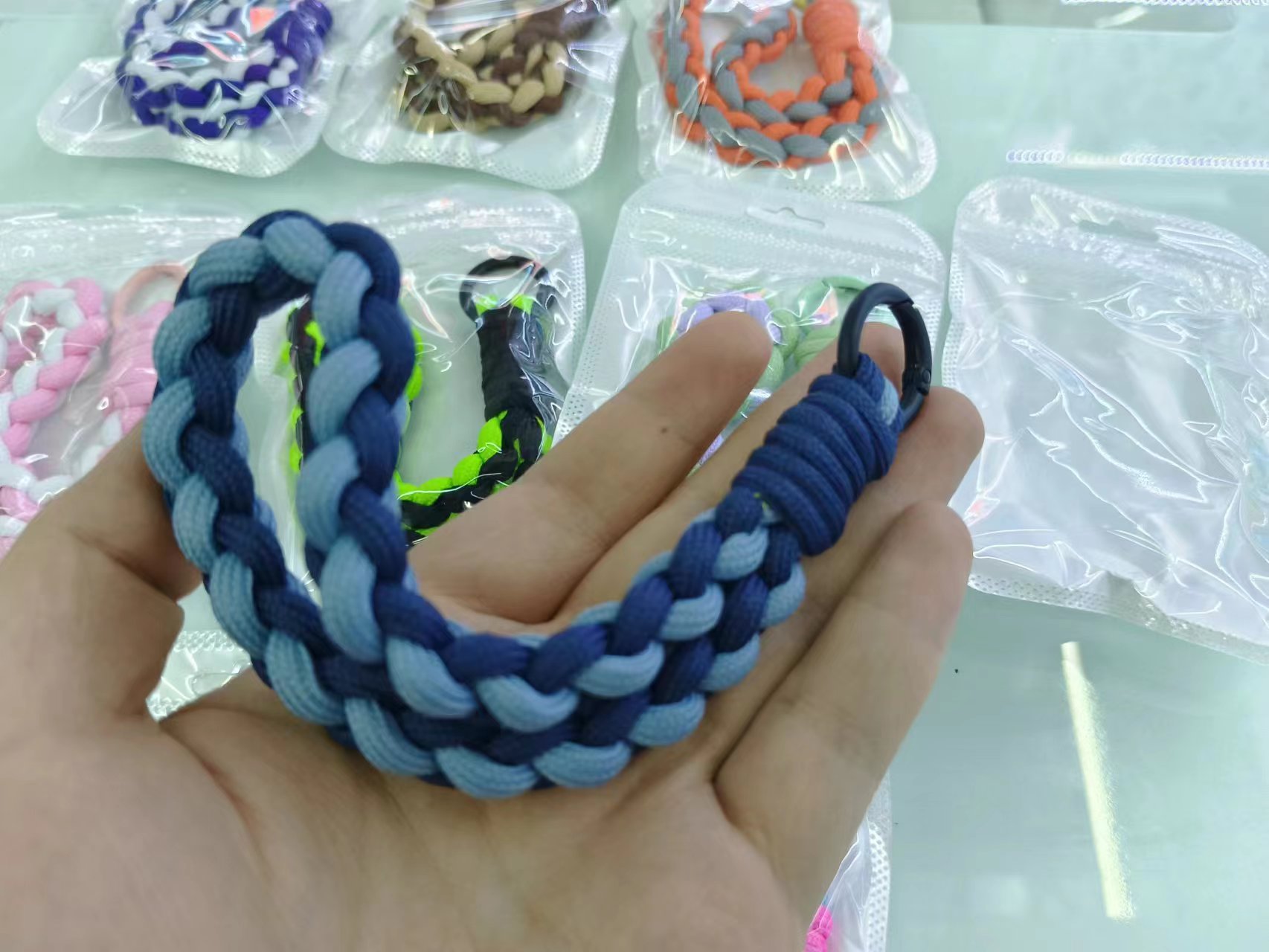 手机挂绳 多色编织挂绳详情10