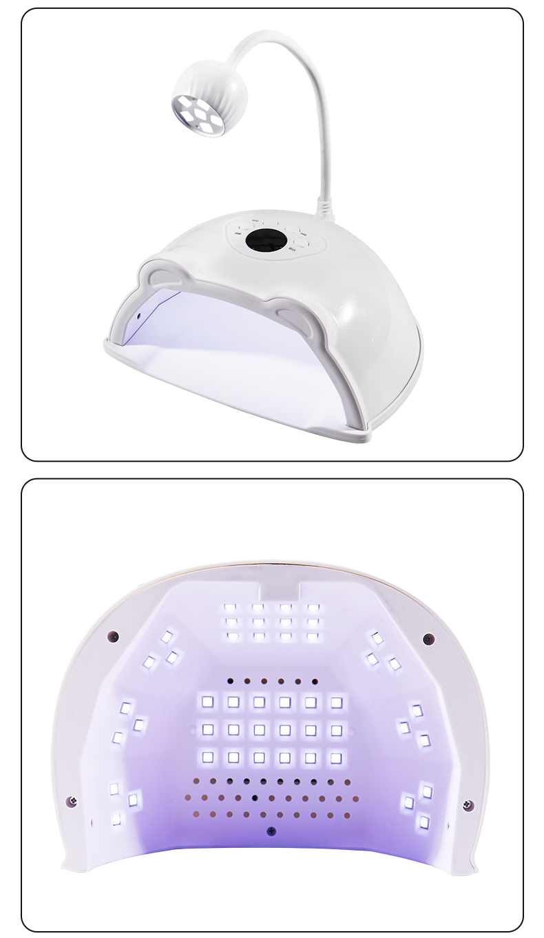 HS-887 new rotatable nail lamp, cross-border new product, two-in-one nail machine, light therapy lamp, nail polish curing lamp pic 13