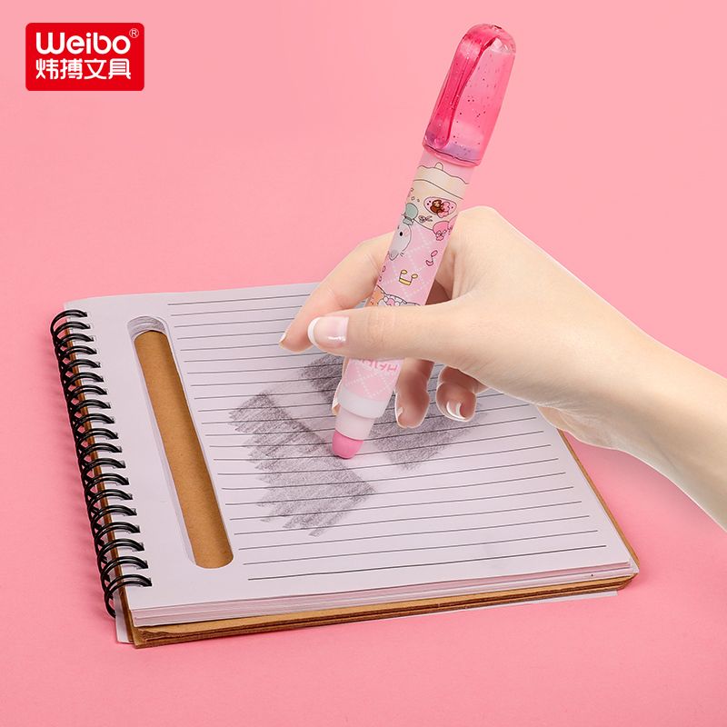 Weibo Stationery offers cute cartoon cat erasers for primary school students as rewards. These erasers are clean, free of lint and marks, and have replaceable cores Item Picture