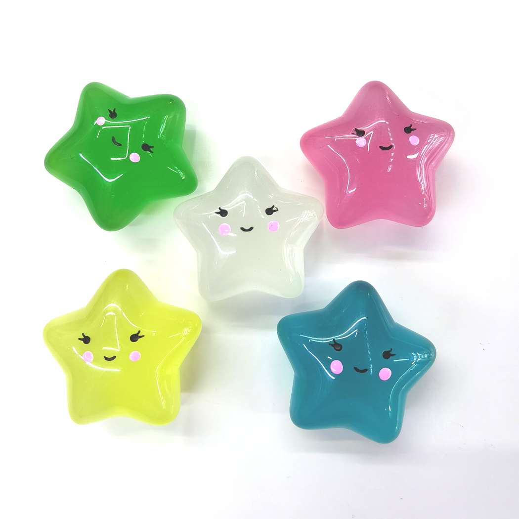 Resin toys, stars, moons, clouds, stars, moons, clouds, luminous ornaments, pendants, Tietile jewelry accessories, diy accessories detail image 2