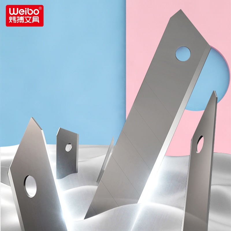 Weibo Office Stationery, cat push knife, school supplies, retractable portable cartoon knife, express box opener Application Scenario