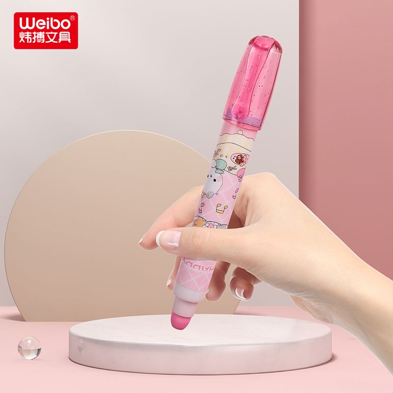 Weibo Stationery offers cute cartoon cat erasers for primary school students as rewards. These erasers are clean, free of lint and marks, and have replaceable cores Specification image