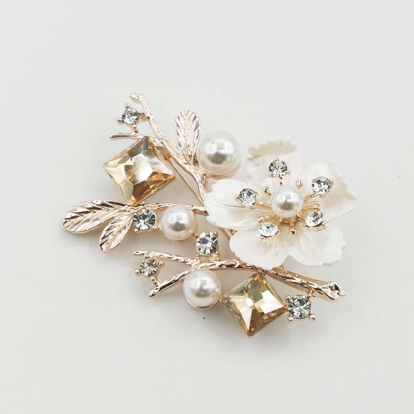 合金胸针/大号胸花/水晶胸花细节图