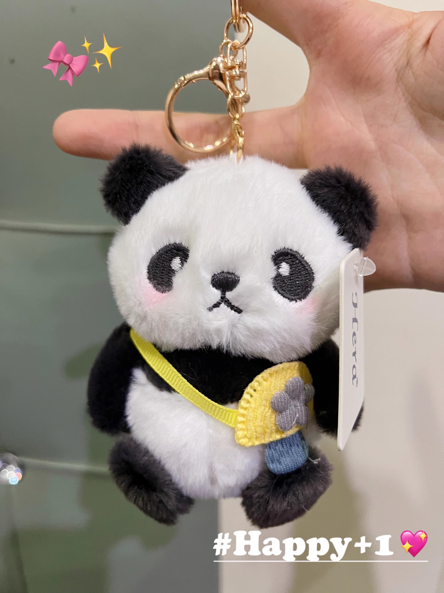 成都网红/爷爷熊猫/玩偶钥匙扣/书包挂件/定制小毛绒/玩具花花/情侣背包细节图