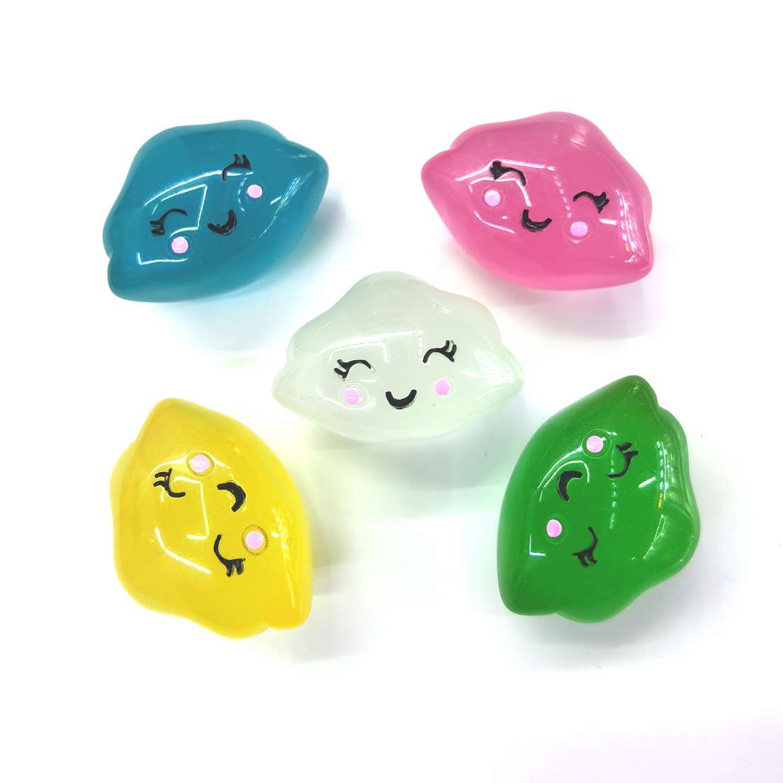 Resin toys, stars, moons, clouds, stars, moons, clouds, luminous ornaments, pendants, Tietile jewelry accessories, diy accessories detail image 4