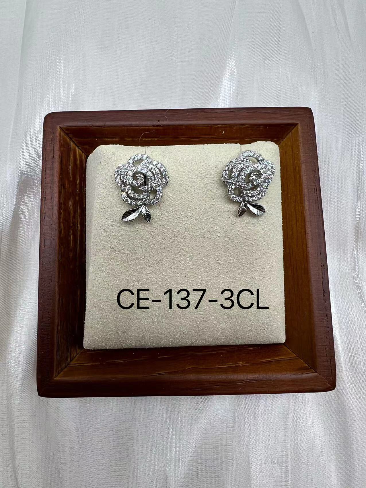 Hot New Product! Advanced Stud Earrings, Elegant Fashion, Low Price, Gift Box, Miss You May Regret! Specification drawing
