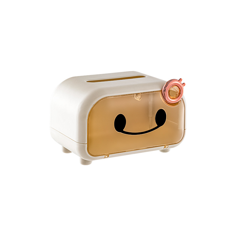 Y169-536 Desktop Tissue Box, desktop storage box, multi-functional tissue box, Cute household toilet paper box details Picture