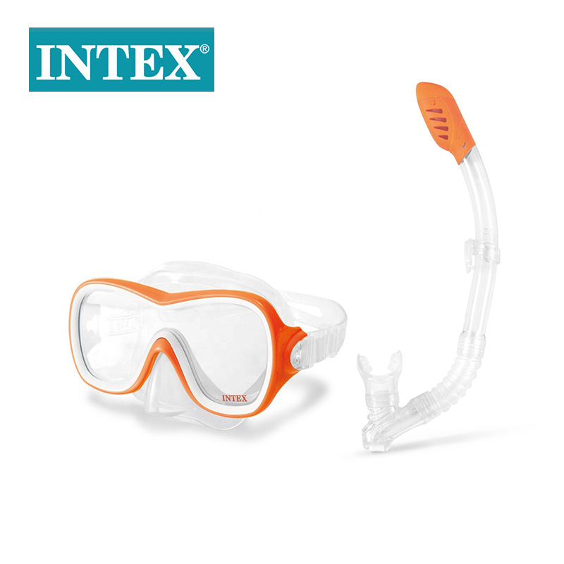 INTEX55647浪花骑士游泳系列潜水镜带呼吸管游泳用品批发