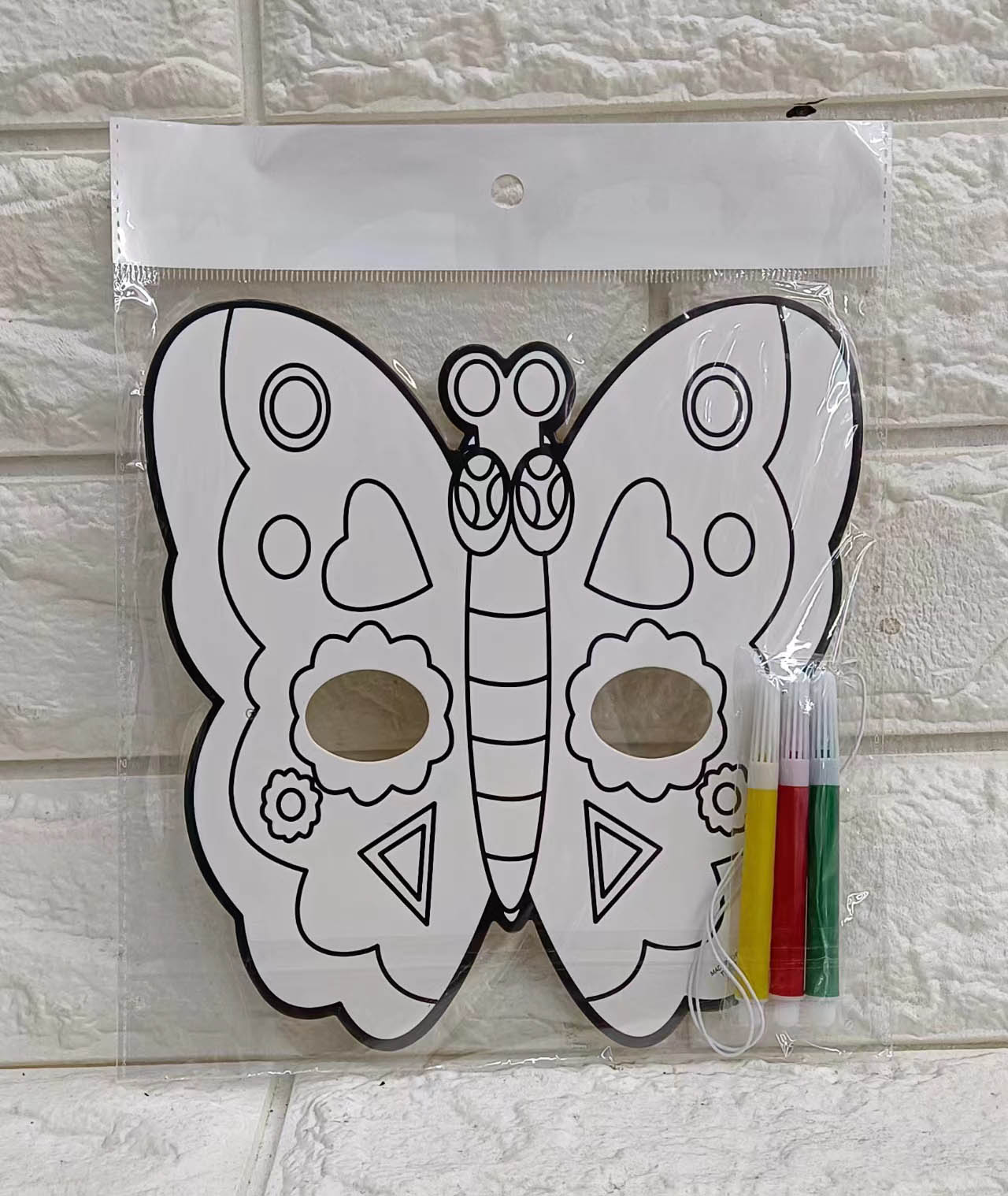 DIY贴/面具/绘画本白底实物图