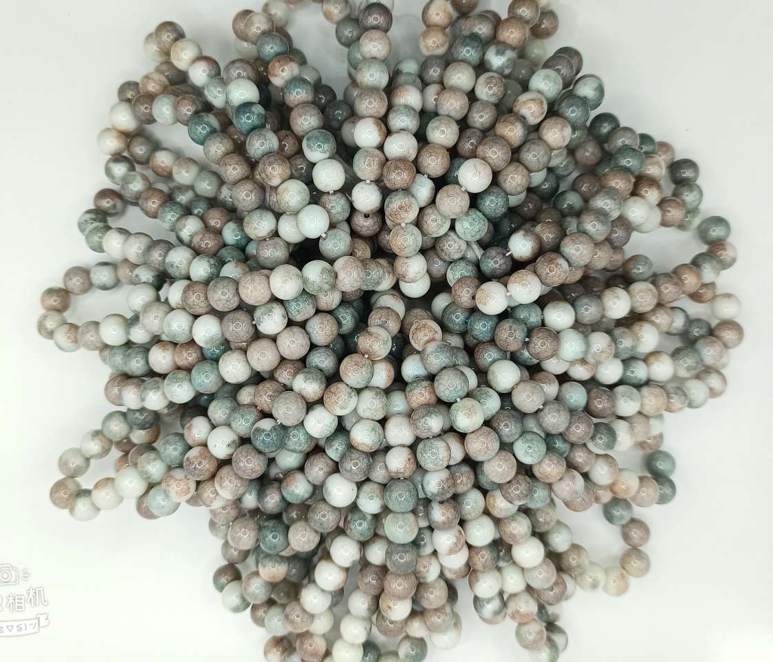 裂纹玻璃珠/烤漆/仿陶瓷细节图