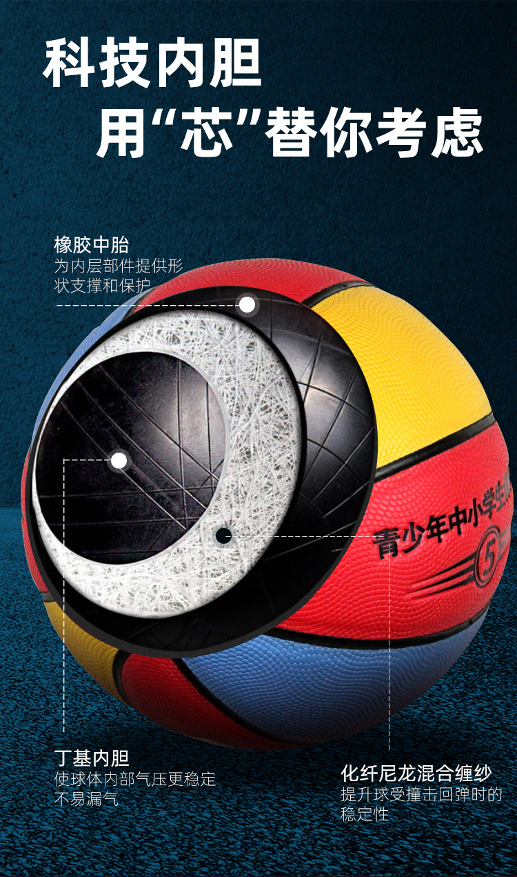 正品雷克斯LX-1237儿童篮球标准5号TPU篮球儿童训练专用篮球学校推荐室内外训练篮球标准5号篮球厂家直销详情11