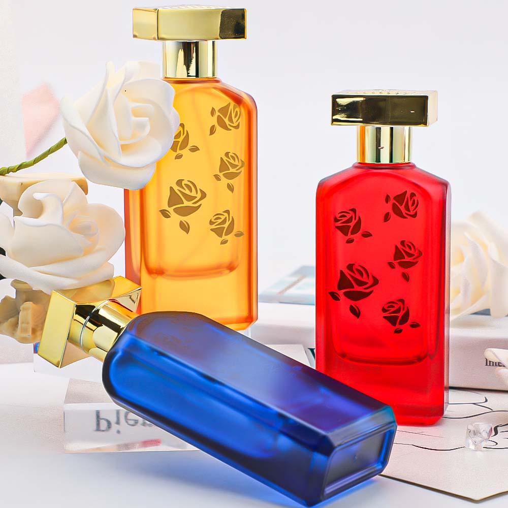 鸿源玻璃现货50ML香水瓶旅行分装方形喷雾瓶小样香水替换装详情图5