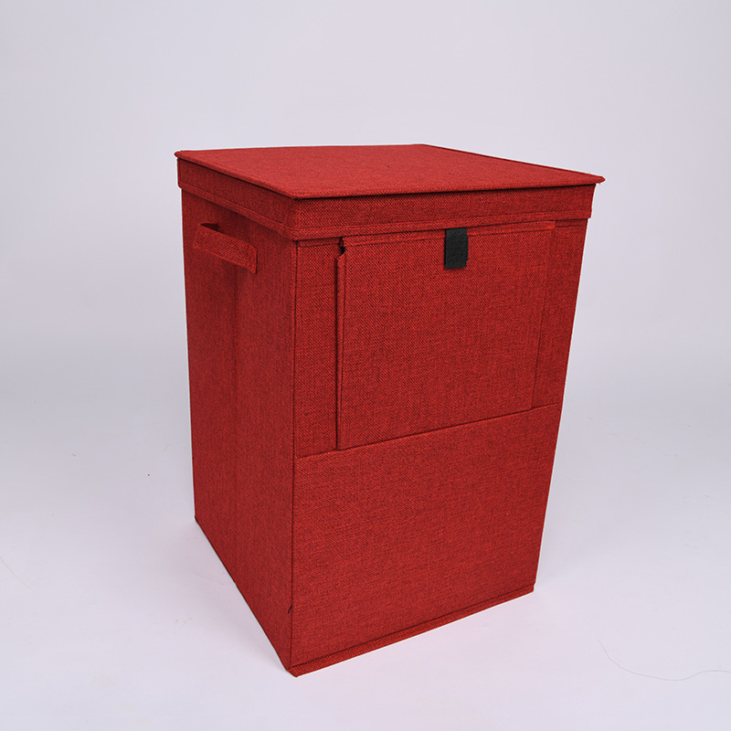 多巴胺色系/懒人收纳/棉麻材质/可折叠白底实物图