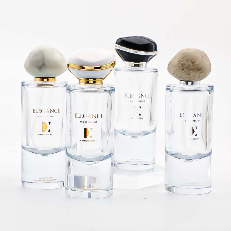 Hongyuan Glass has 100ML perfume bottles in stock, travel sub-packs, stone cap spray bottles, sample perfume replacement packs