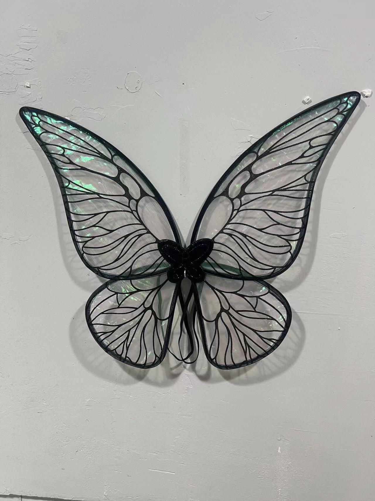 幻彩蝴蝶翅膀，玩具，节日用品 派对，布艺翅膀