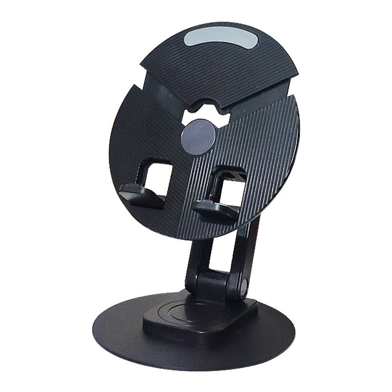 230805 Disc Phone Stand, desktop folding phone stand, Metal rotatable phone stand, IPAD tablet desktop phone stand, lazy person's stand Item Picture
