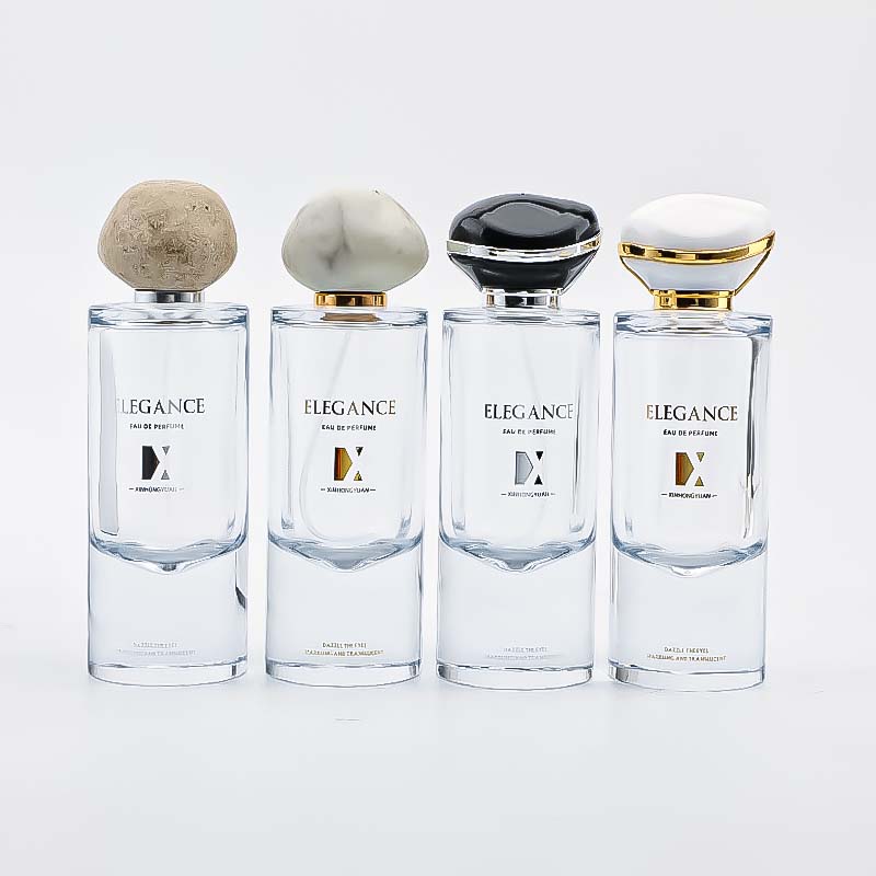 Hongyuan Glass has 100ML perfume bottles in stock, travel sub-packs, stone cap spray bottles, sample perfume replacement packs Specification image
