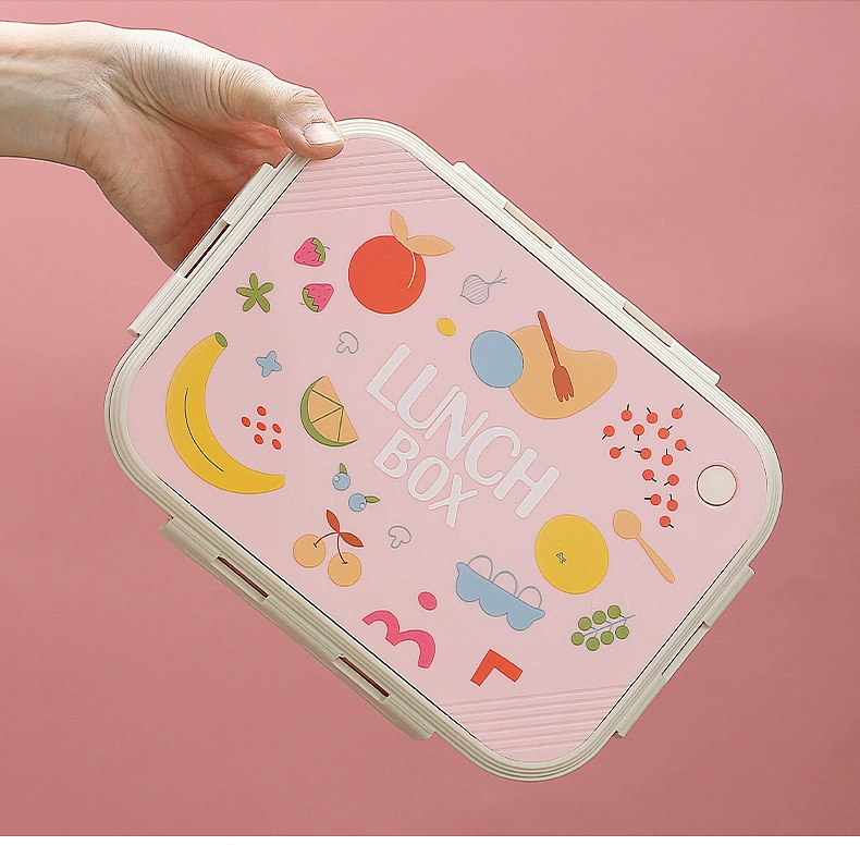 S42-7098A multi-specification 304 stainless steel insulated lunch box, compartments, children's plates, lunch box, lunch box with tableware detail image 10