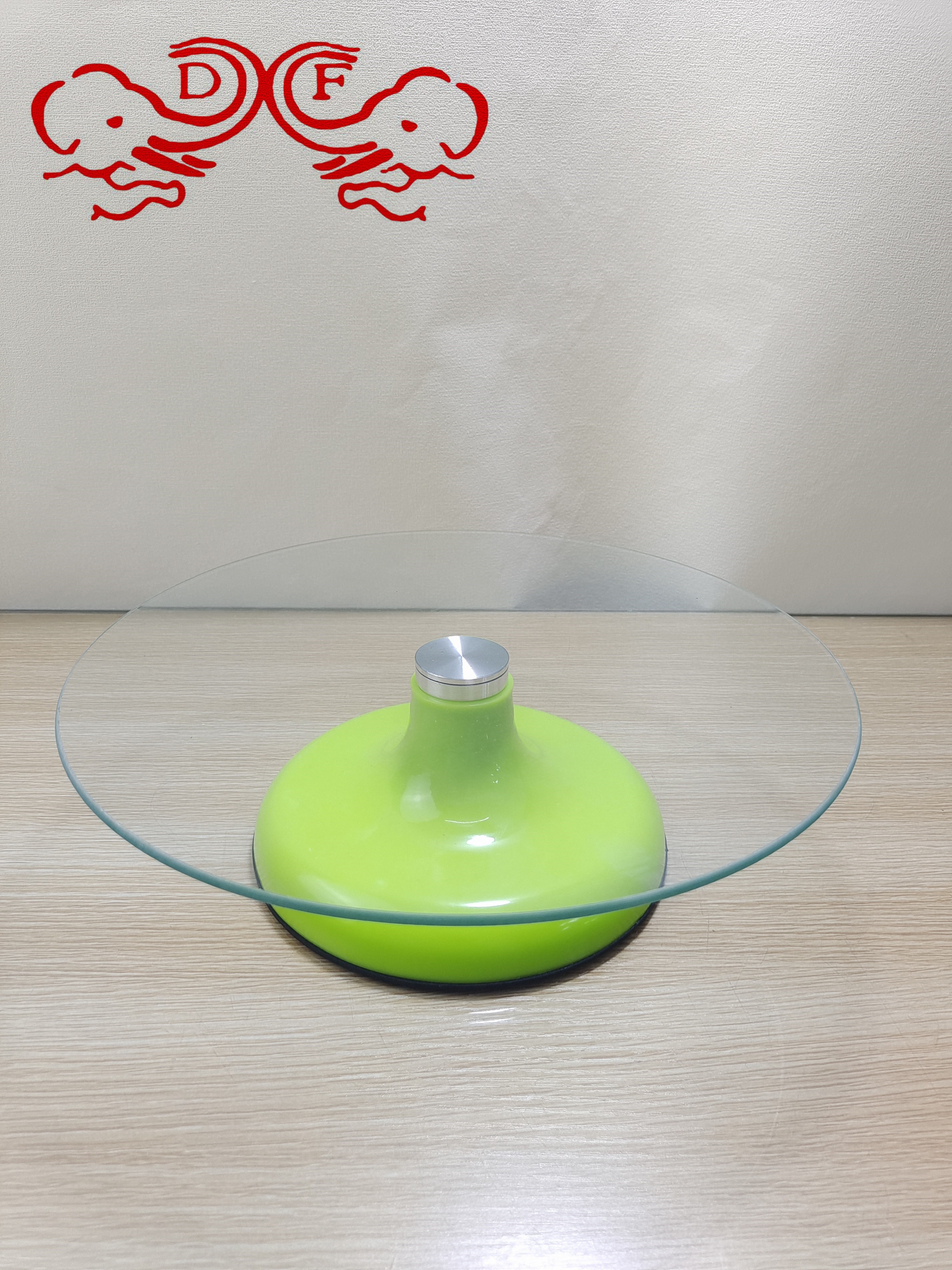 DF68720 Glass cake turntable Decoration table Domestic decoration turntable Commercial cake turntable baking turntable DF TRADINGHOUSE