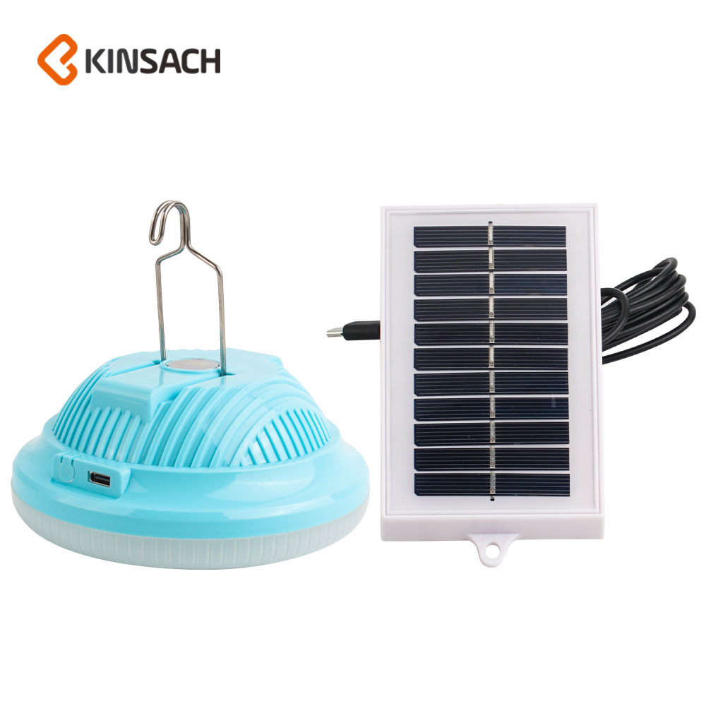 KINSACA Star Source Solar Panel Type-C Charging Bulb Emergency Light