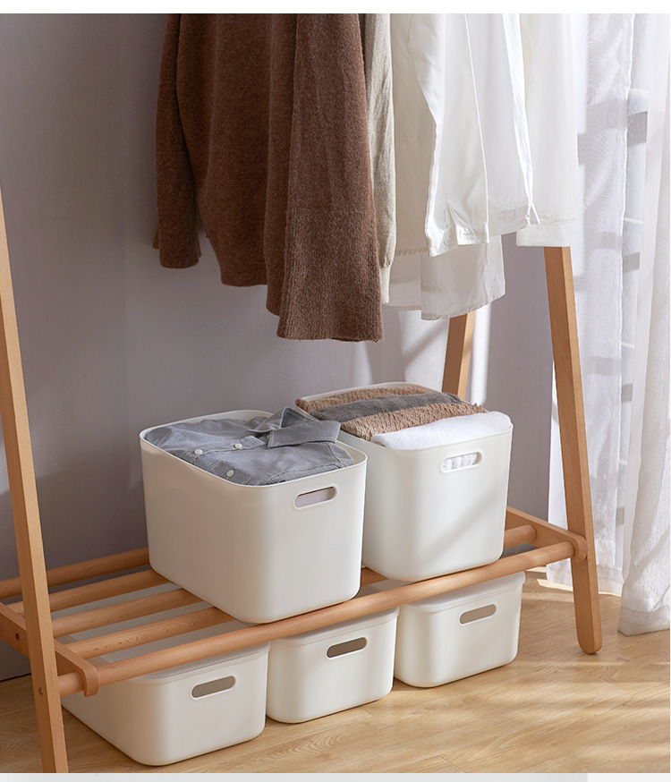 桌上收纳箱内衣收纳筐衣柜抽屉内整理盒桌面化妆盒有盖衣物收纳盒pp详情15