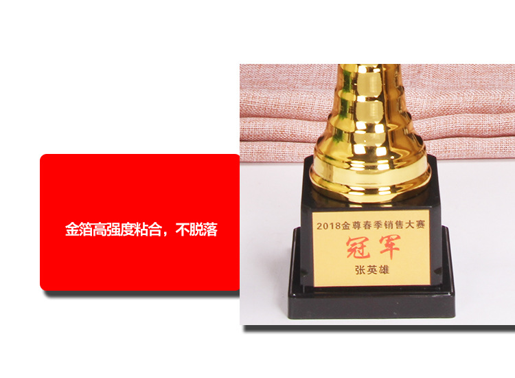 小嘟嘟XDJZ-9983学生奖杯奖品加印LOGOtkg名字奖杯 带盖金属奖杯厂家批发详情15