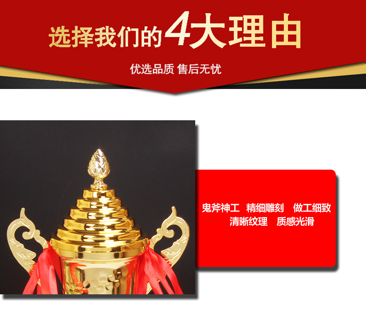 小嘟嘟XDJZ-9983学生奖杯奖品加印LOGOtkg名字奖杯 带盖金属奖杯厂家批发详情12