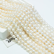 天然淡水珍珠5-6mm小米珠diy手工串珠