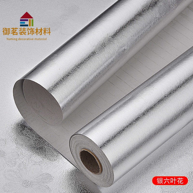 【 Yuming 】 Kitchen Oil-proof stickers, aluminum foil stickers, high-temperature resistant thickened waterproof stickers, self-adhesive wall stickers, cabinet, stove and tabletop renovation stickers A1-5 Application Scenario