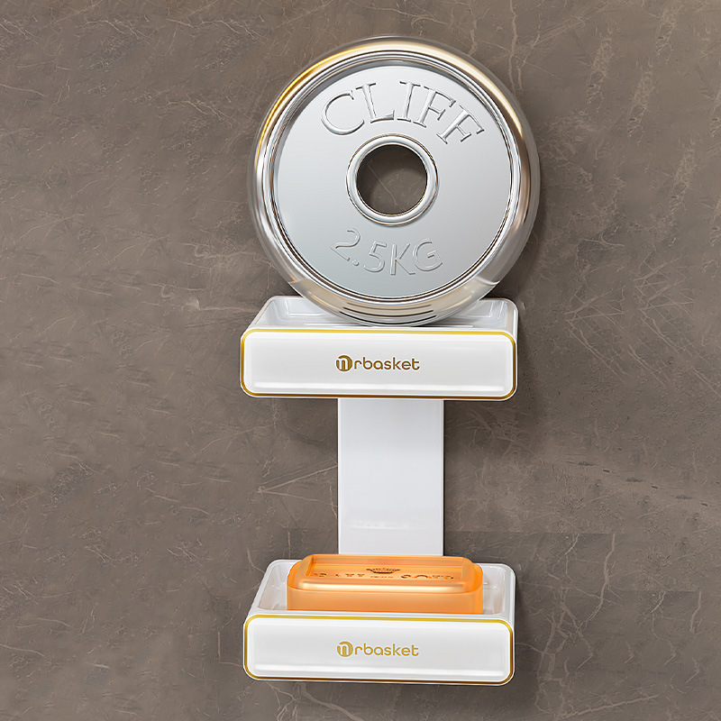 S44-ST2002-1 soap box, non-punching soap box, draining soap rack, soap box, wall-mounted draining soap box Application Scenario