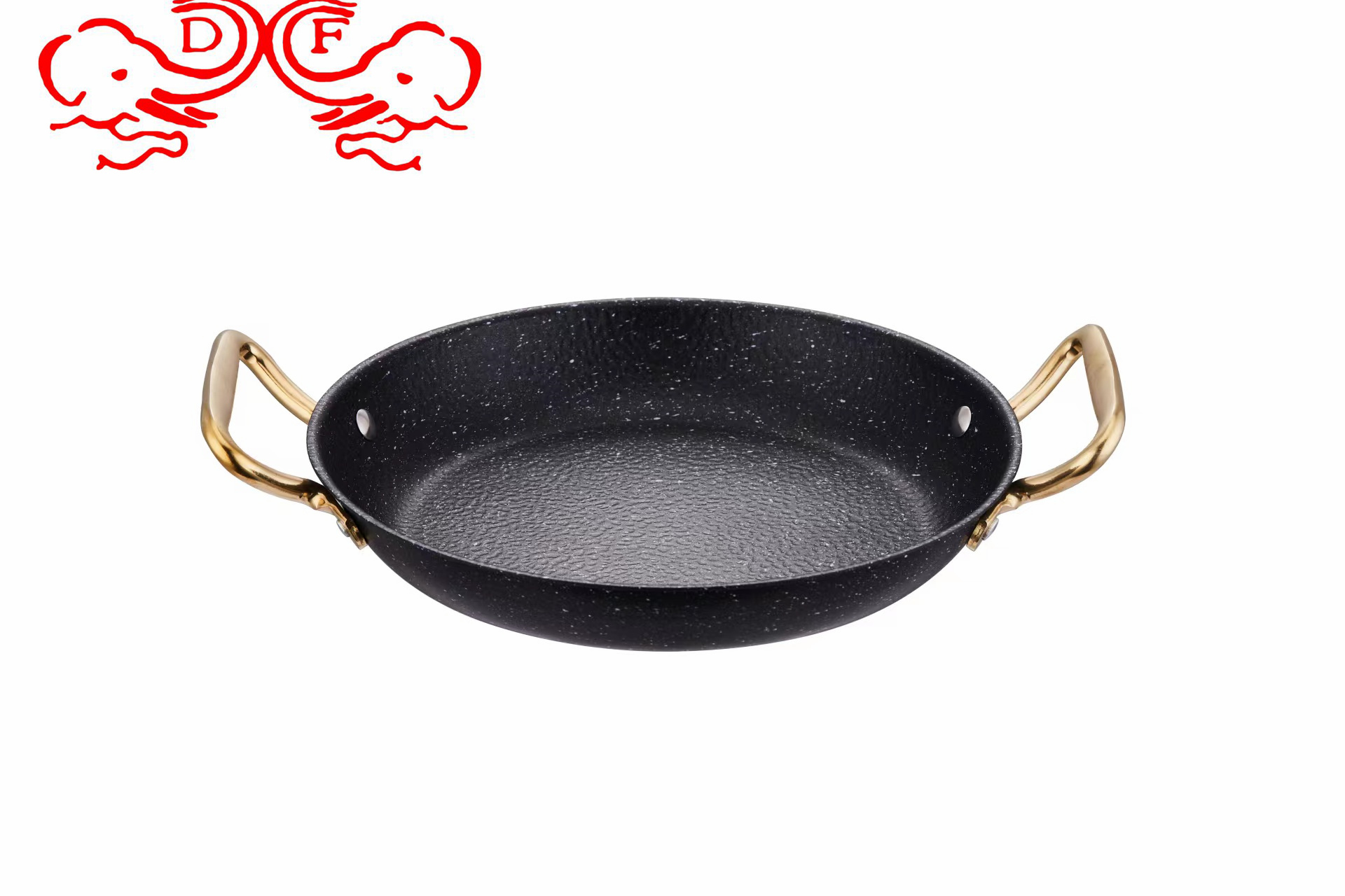 DF99040 Shouxi Pan Alcohol Stove Non-stick Dry Pot single-person small Hot pot Special Pot Set, commercial stainless steel seafood hot pot DF TRADINGHOUSE Specification image