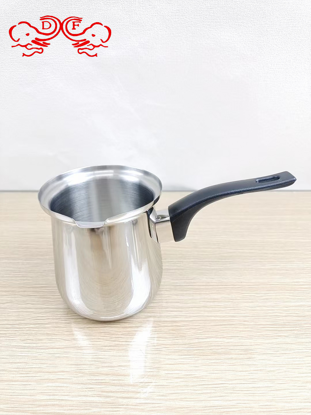 فنجان القهوة من الفولاذ المقاوم للصدأ DF99841، الذي يعدّ أباريق القهوة بماشية القهوة، DF Tradinghouse Roi، DF99841. details Picture